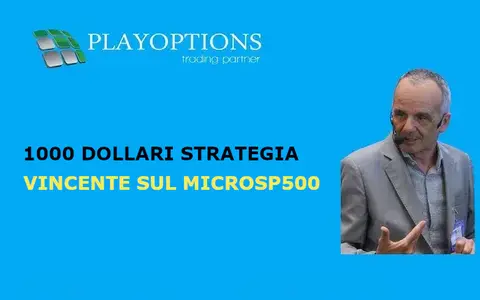 Scarica 1000 Dollari Strategia Vincente sul MicroSP500 – PlayOptions