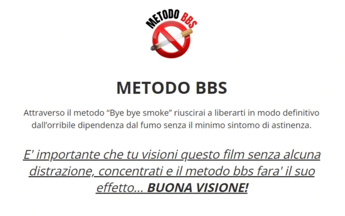 Scarica Come smettere di fumare – Metodo bye bye smoke