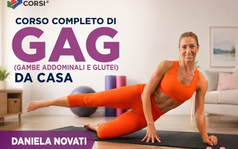 Scarica Corso completo di GAG (Gambe Addominali e Glutei) – Daniela Novati (Corsi.it)
