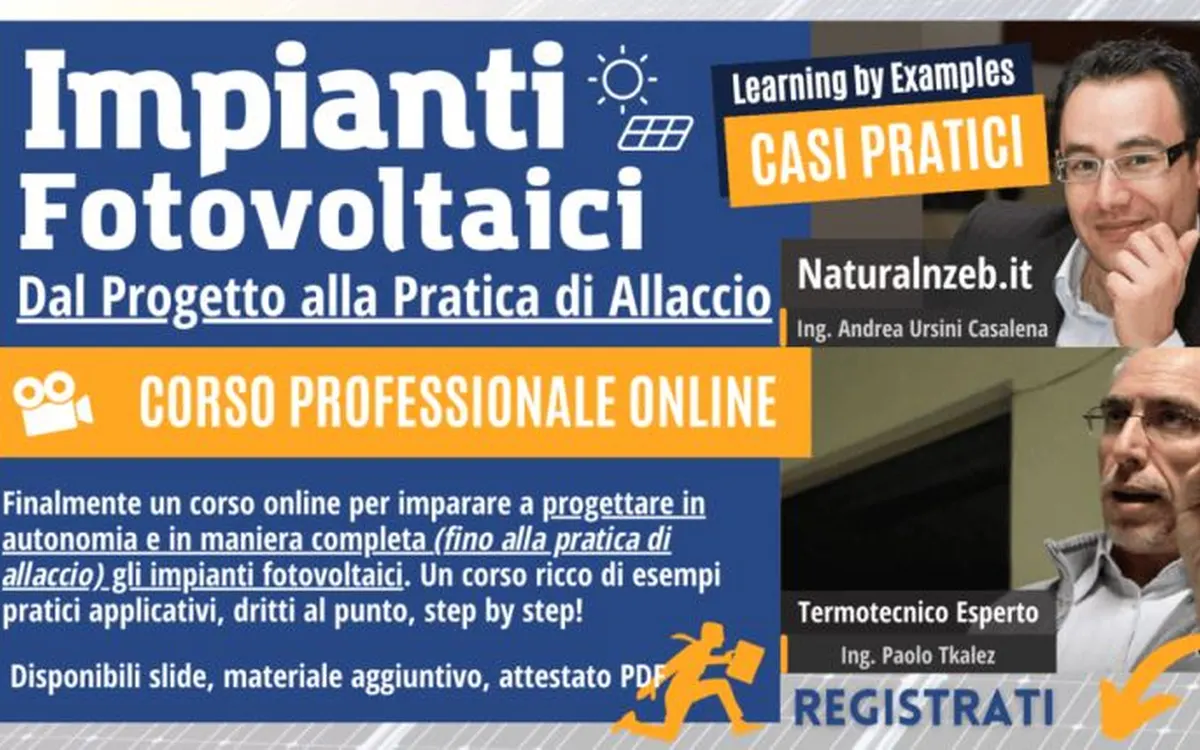 Scarica Corso Impianti Fotovoltaici: dal Progetto alla Pratica di Allaccio – Naturalnzeb.it