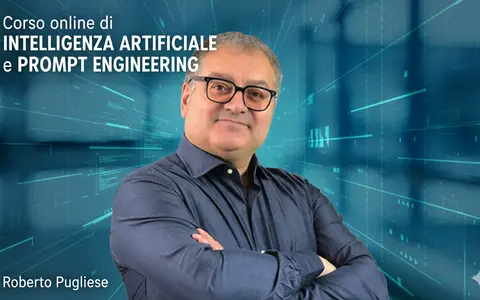 Scarica Corso online di Intelligenza Artificiale e Prompt Engineering – Roberto Pugliese