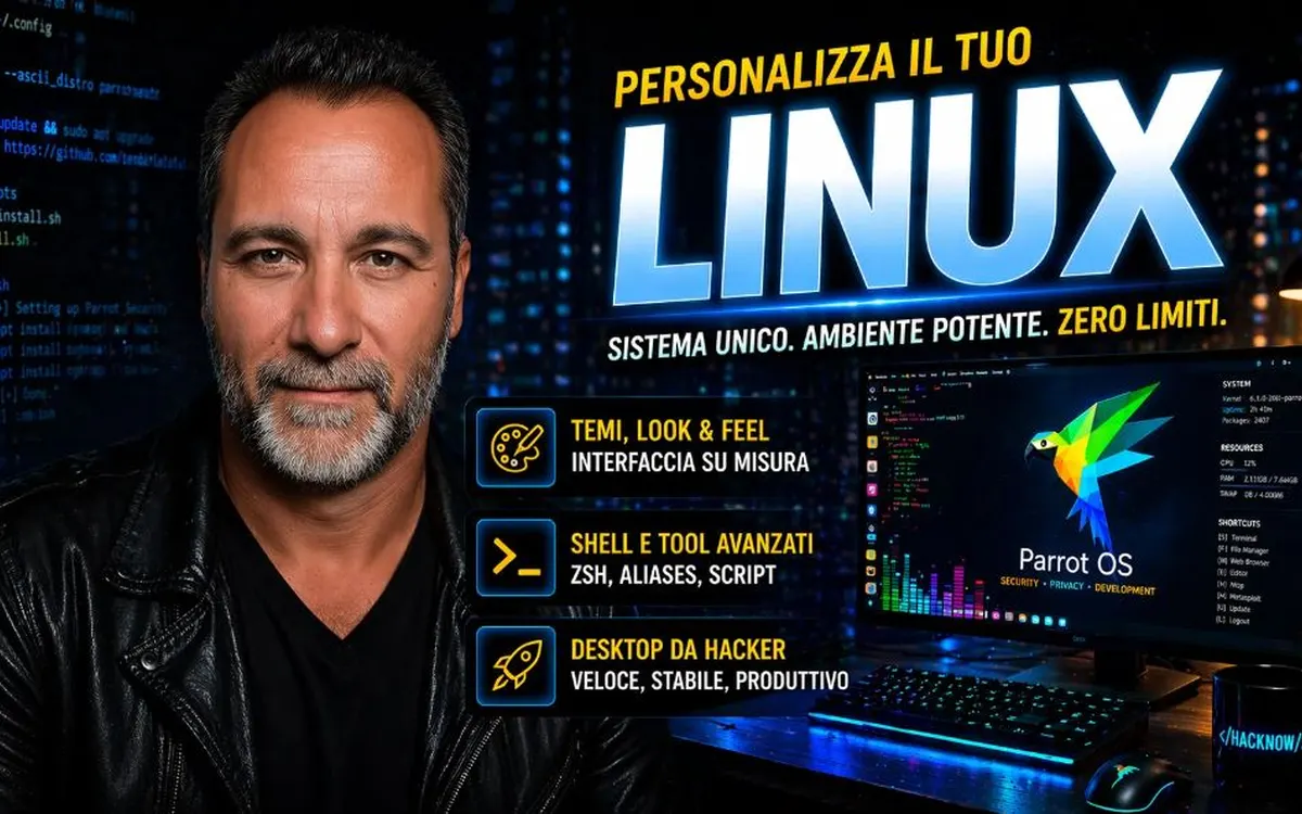 Scarica Corso Personalizzazione Linux – HackNow.it