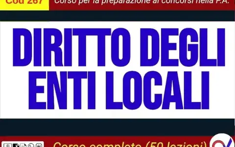Scarica Diritto degli Enti Locali (Cod267) – Omniavis