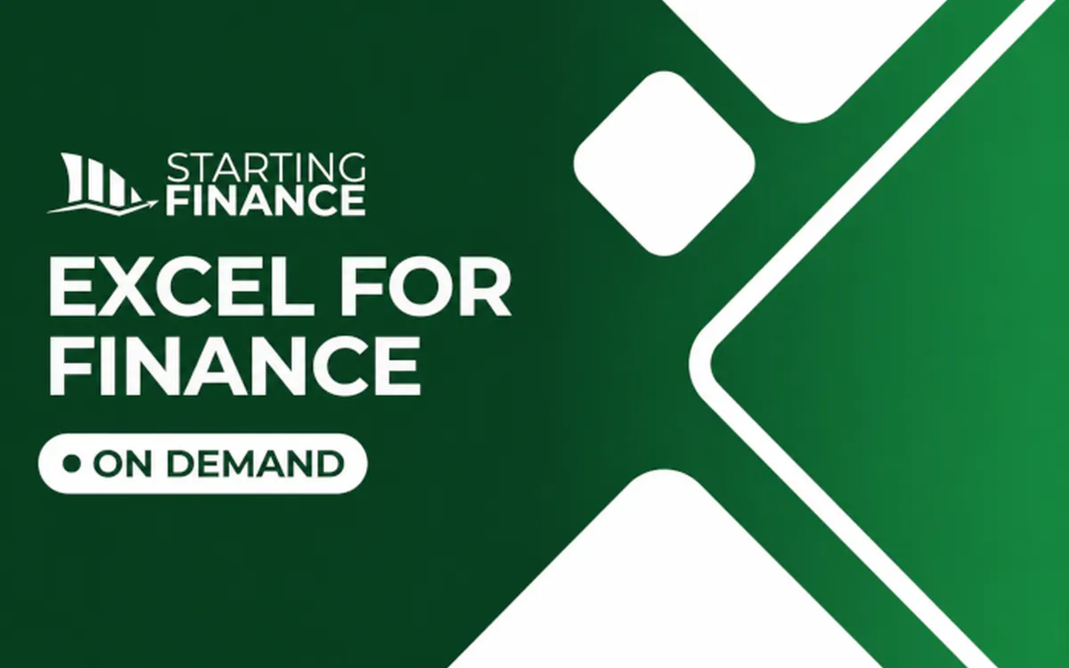 Scarica Excel for Finance On Demand – Starting Finance
