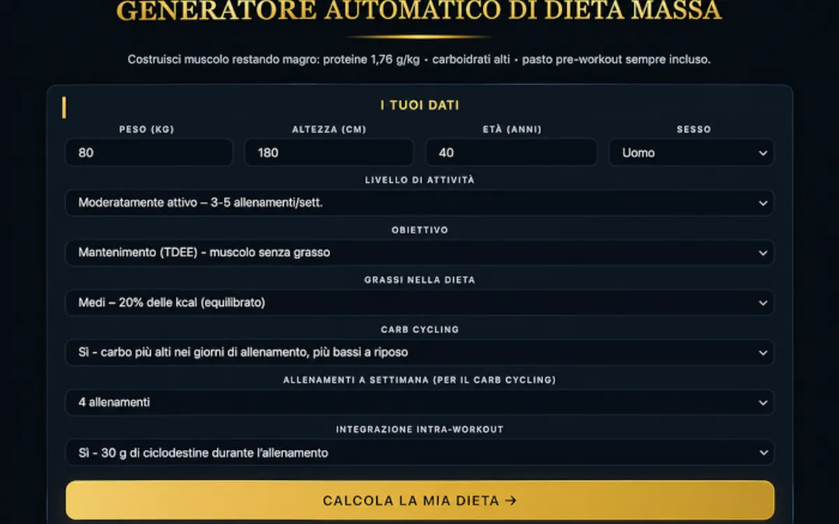 Scarica Generatore Automatico Dieta Massa – Edoardo Baldini