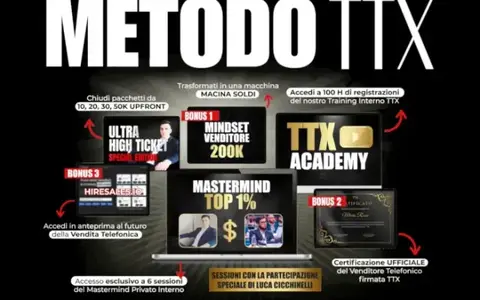 Scarica Il Metodo TTX© – Luca Cicchinelli