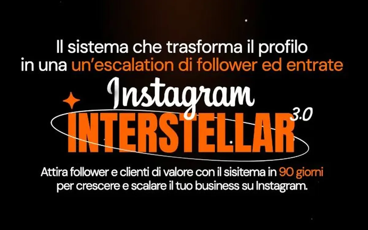 Scarica Instagram Interstellar 3.0 – Gabriele Venturini