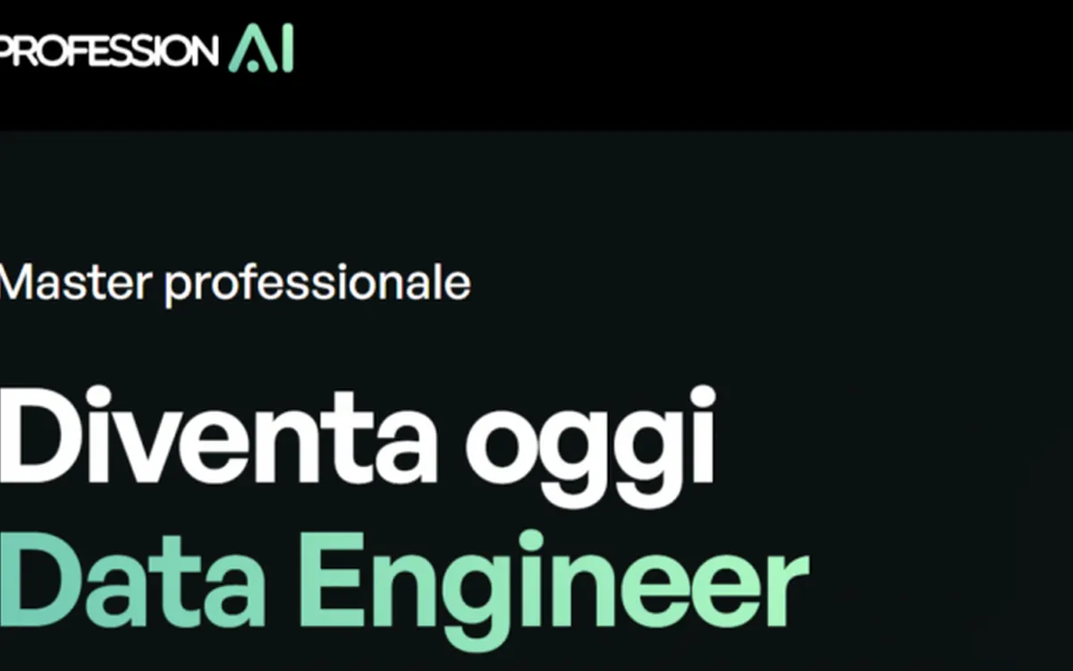 Scarica Master Data Engineering – Profession.AI