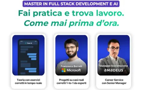 Scarica Master in Full Stack Development e AI – start2impact