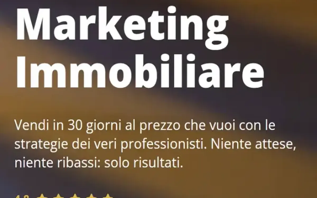 Scarica Master online in marketing e vendita Immobiliare – Alfio Bardolla