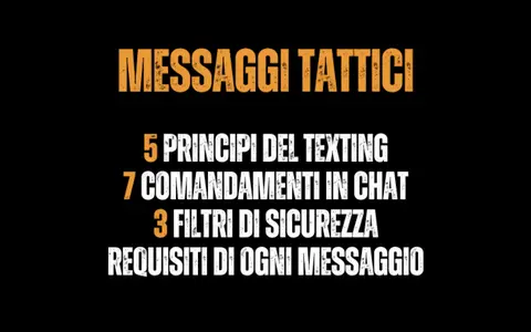 Scarica Messaggi Tattici + Bonus – Metodo Bad Boy