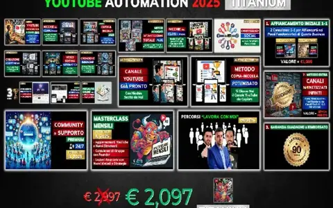 Scarica Miglior Business YouTube Automation 2025 TITANIUM – Mirco Delfino