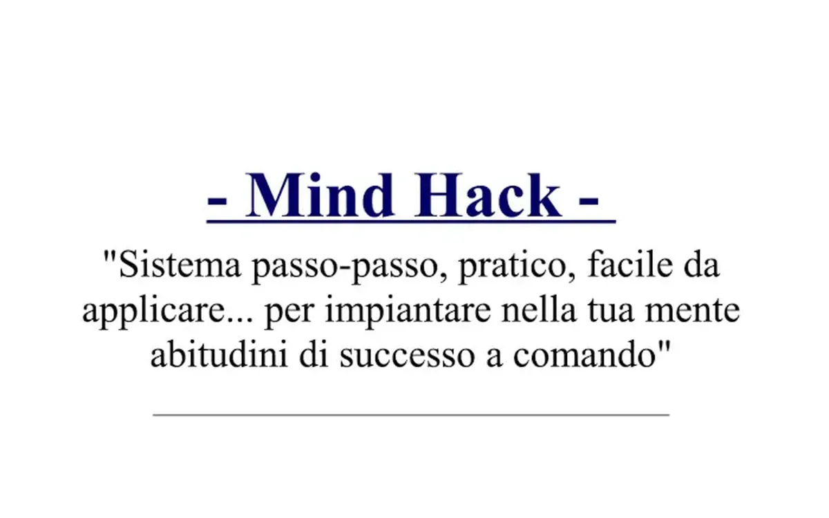 Scarica Mind Hack – Valerio Conti