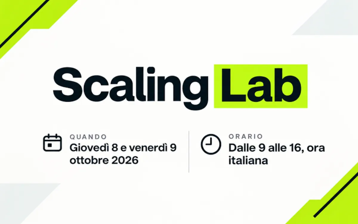 Scarica Scaling LAB 2026 – Piernicola de Maria
