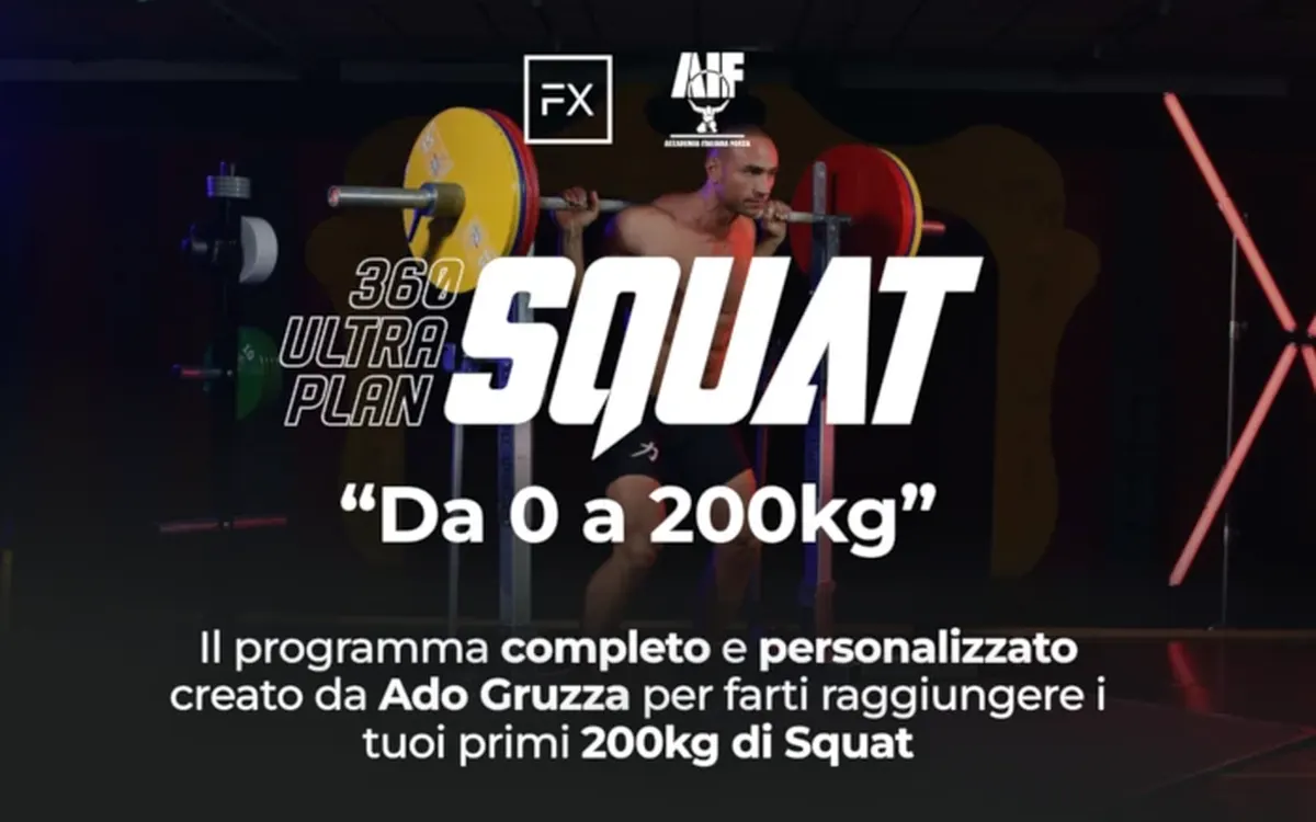 Scarica Squat (da 0 a 200kg) – FitnessX