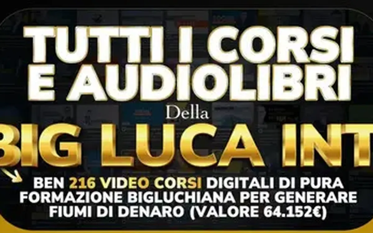 Scarica Tutti i corsi di Katanga – Big Luca